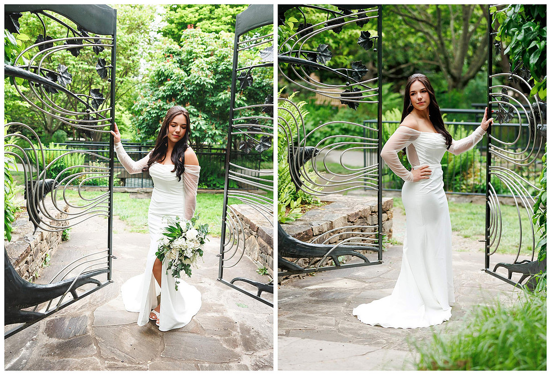 ARBORETUM ASHEVILLE BRIDAL SESION