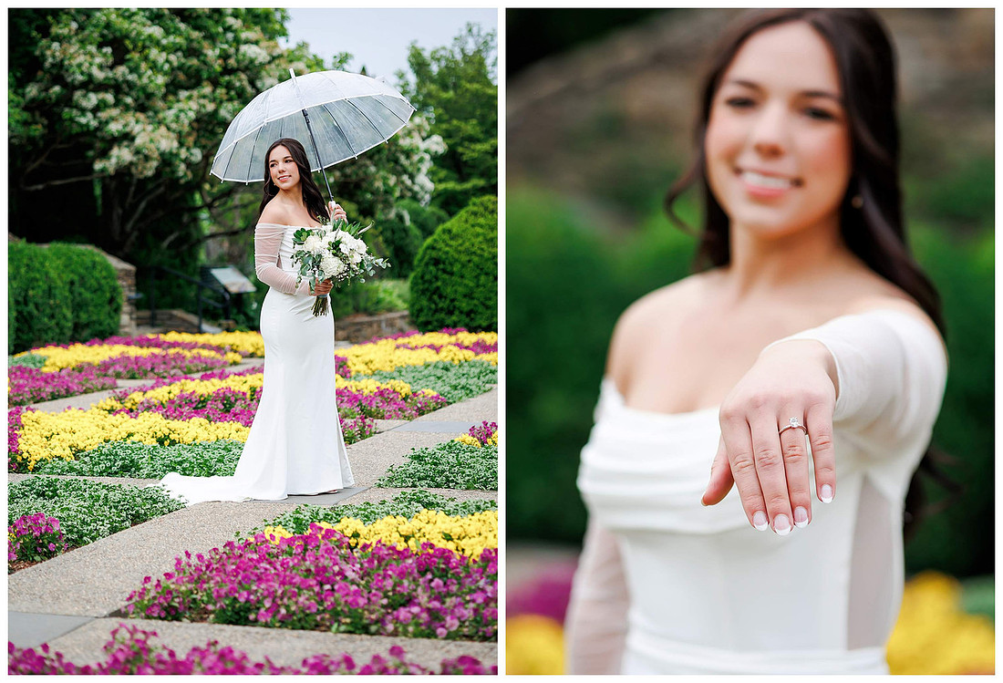 ARBORETUM ASHEVILLE BRIDAL SESION