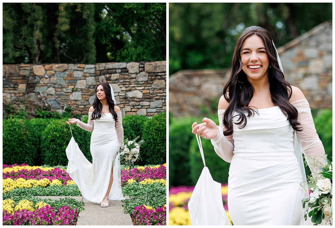 ARBORETUM ASHEVILLE BRIDAL SESION