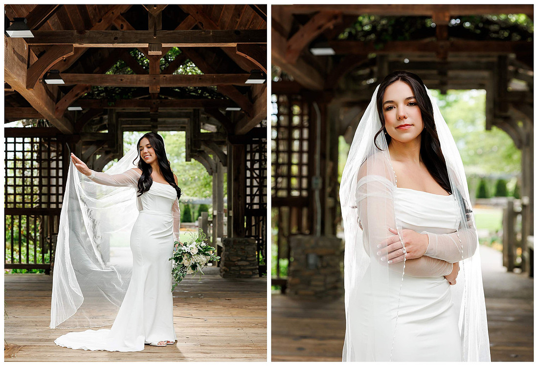ARBORETUM ASHEVILLE BRIDAL SESION