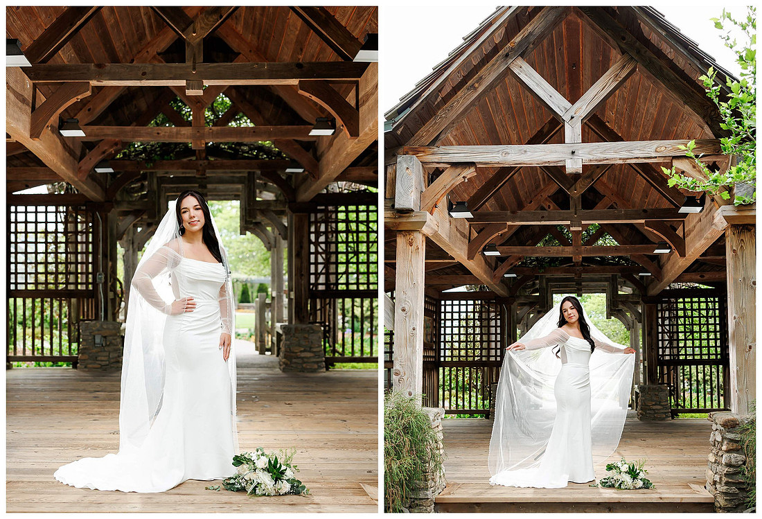 ARBORETUM ASHEVILLE BRIDAL SESION