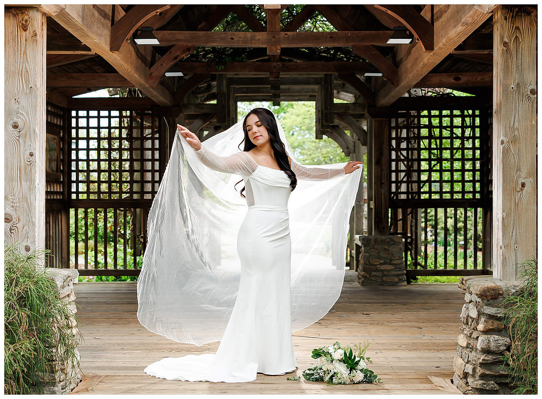 ARBORETUM ASHEVILLE BRIDAL SESION
