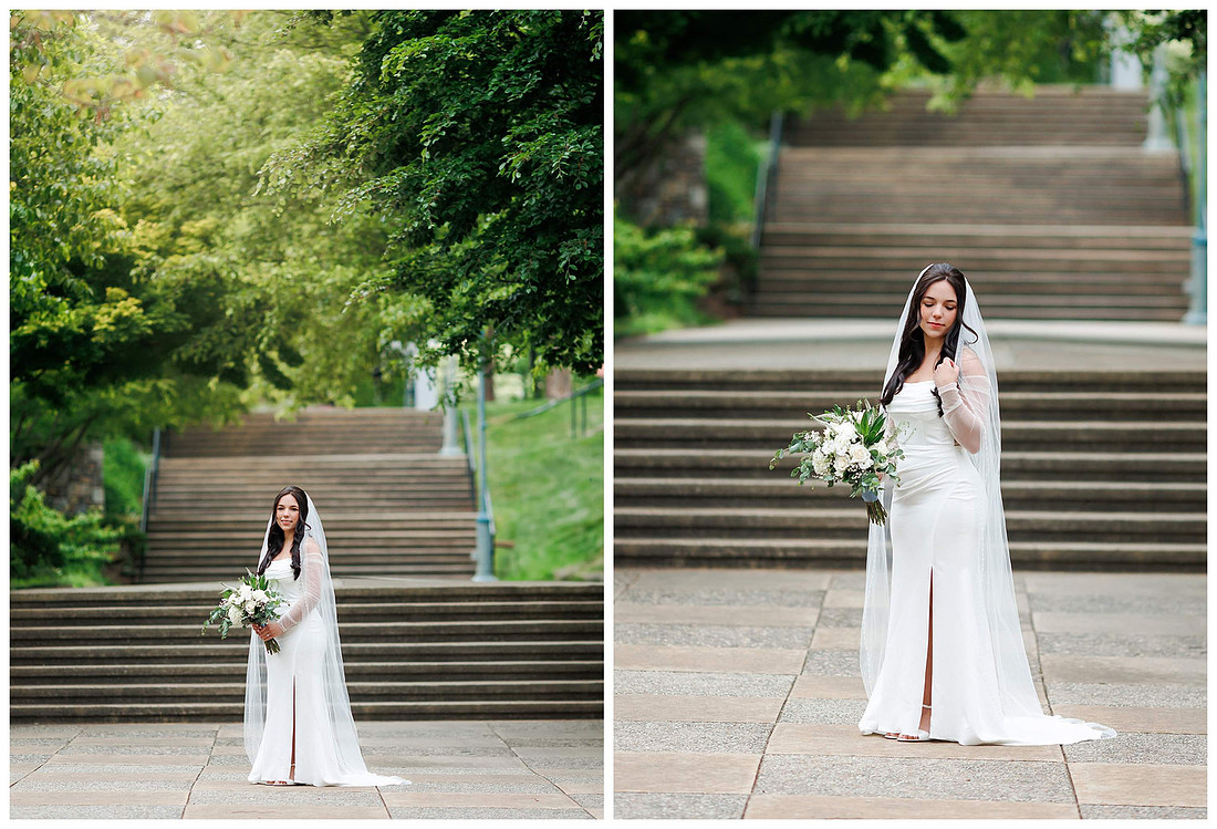 ARBORETUM ASHEVILLE BRIDAL SESION