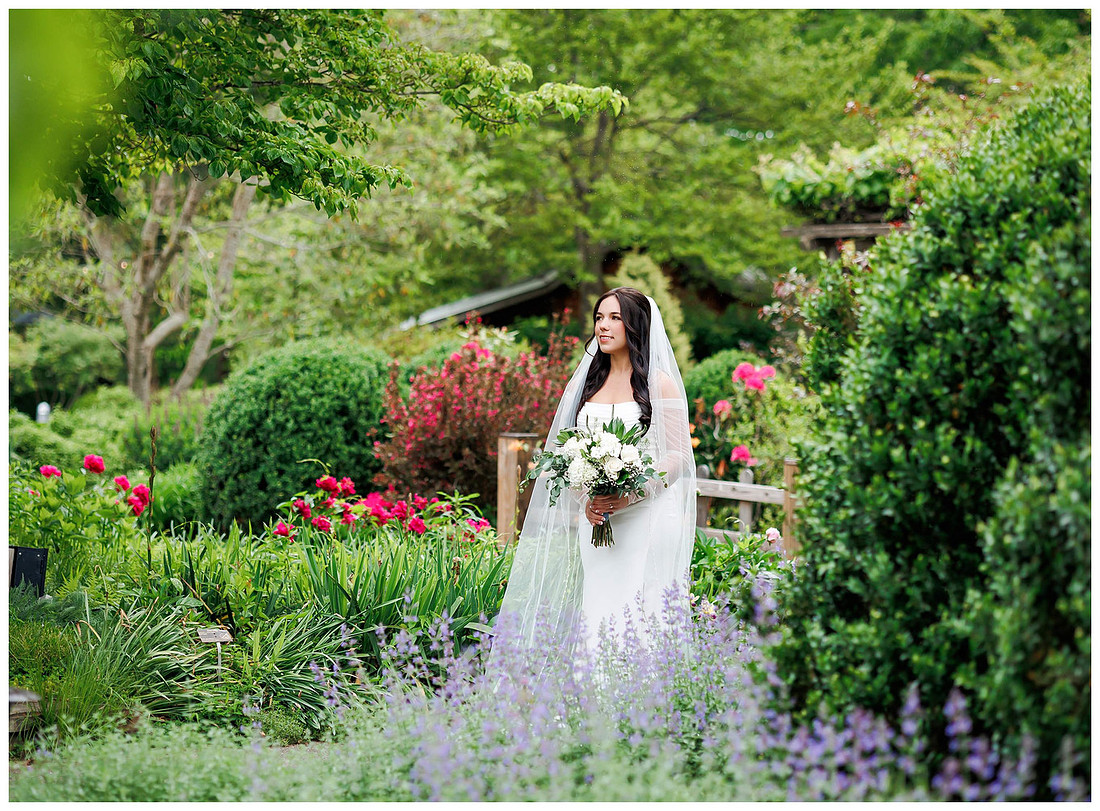 ARBORETUM ASHEVILLE BRIDAL SESION