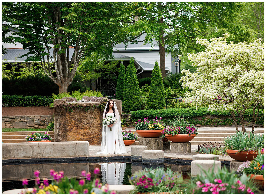 ARBORETUM ASHEVILLE BRIDAL SESION